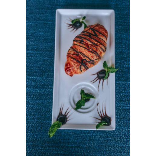 CHEESE CROISSANT WITH BLACK TEA