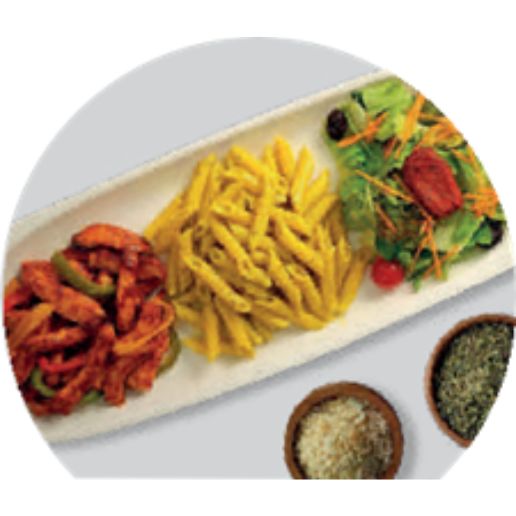 CURRY SAUCE CHICKEN PLATTER